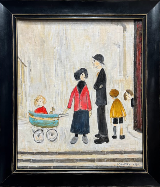 The Family - L.S. Lowry by Peter Osborne