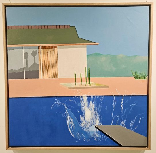 The Splash - David Hockney by Peter Osborne