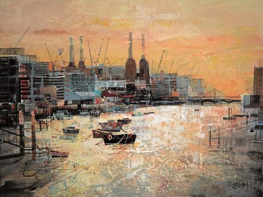Low Tide, Battersea by Tom Butler