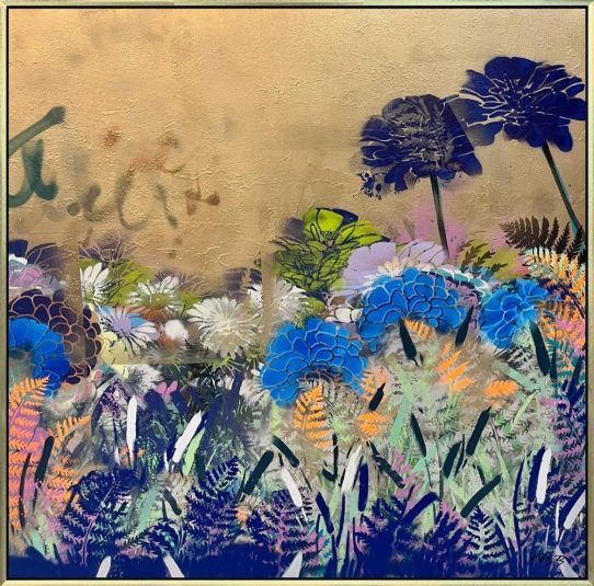 Flowers at Dusk II by Alexander Rhys