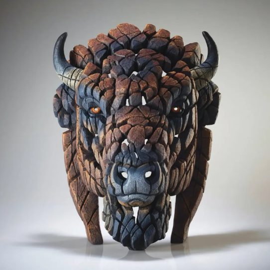 Bison Bust by Matt Buckley (Edge Sculpture)