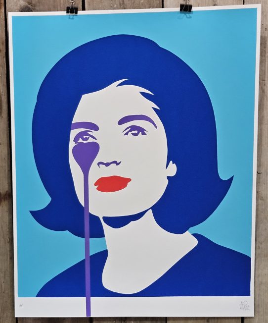 JFK's Nightmare The First Lady in Teal Blue by Pure Evil