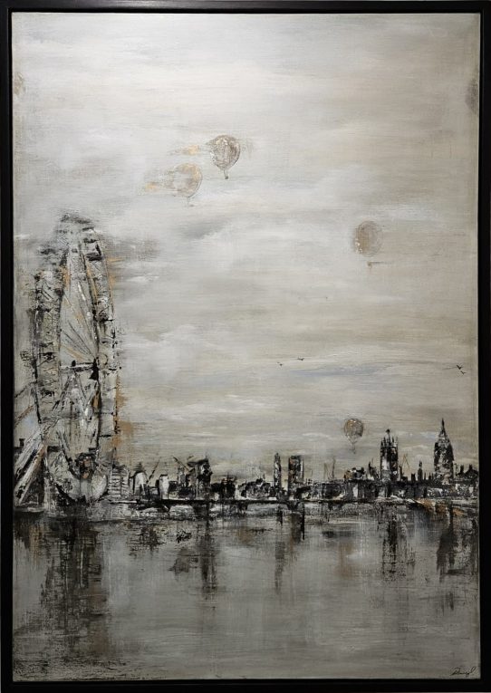 Balloons over London Eye
