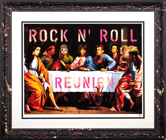 "Rock N' Roll Reunion" (Studio Stencil Collection) by JJ Adams