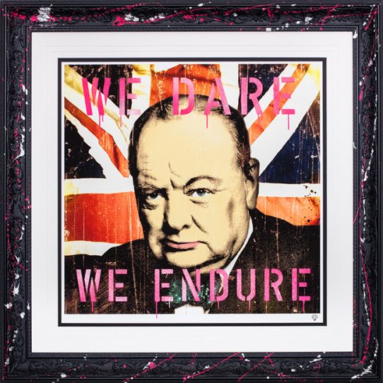 Winston Churchill" (Studio Stencil Collection) By JJ Adams