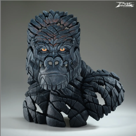 King of the Mountain Gorilla Bust by Matt Buckley