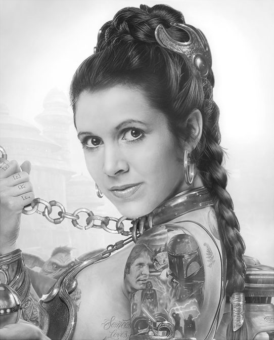 Slave Leia Tattoo by JJ Adams