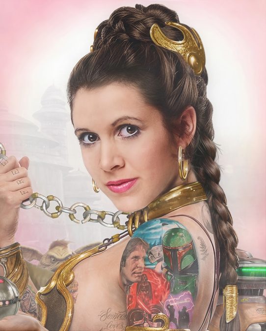 Slave Leia Tattoo by JJ Adams